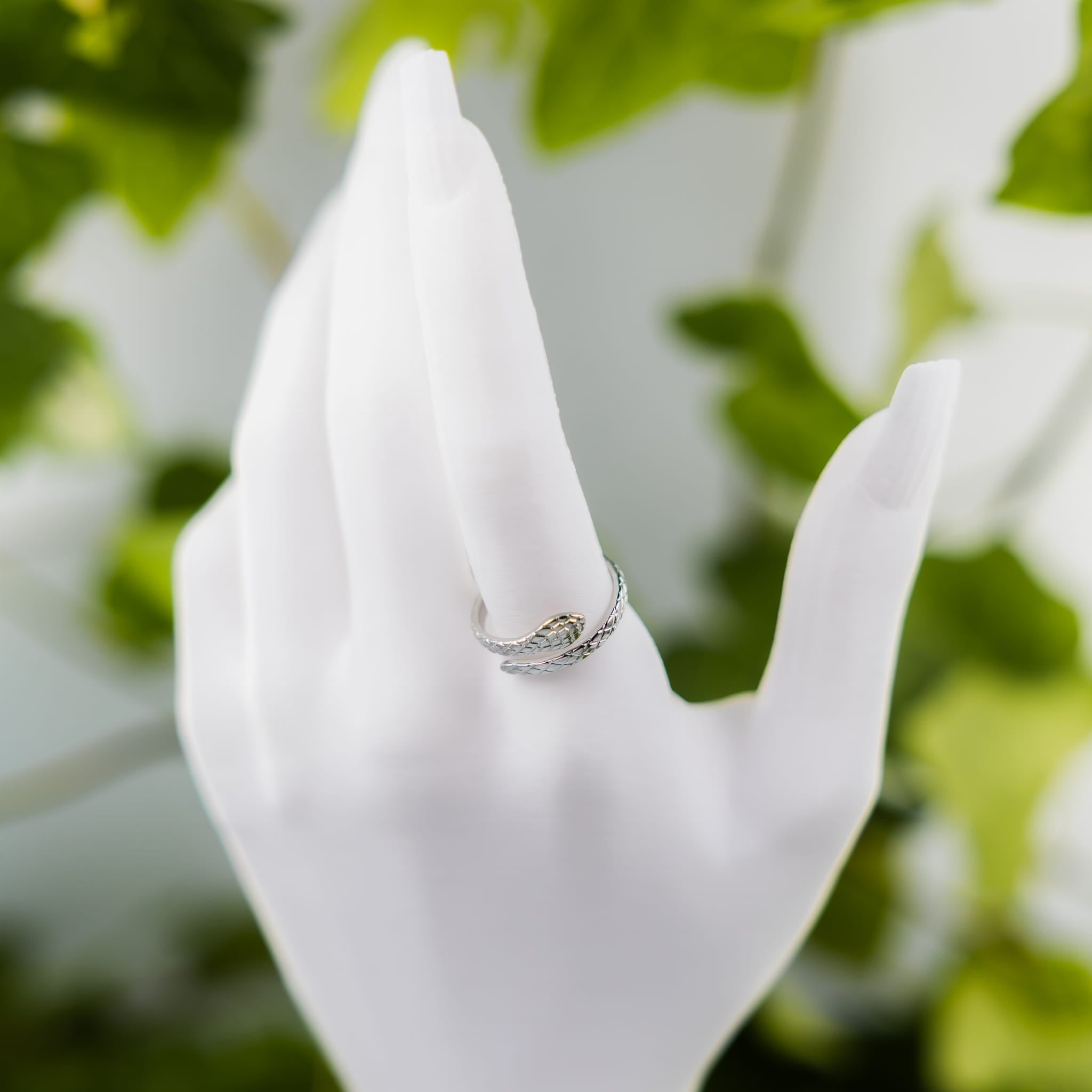 Pierścionek z wężem Stal Szlachetna