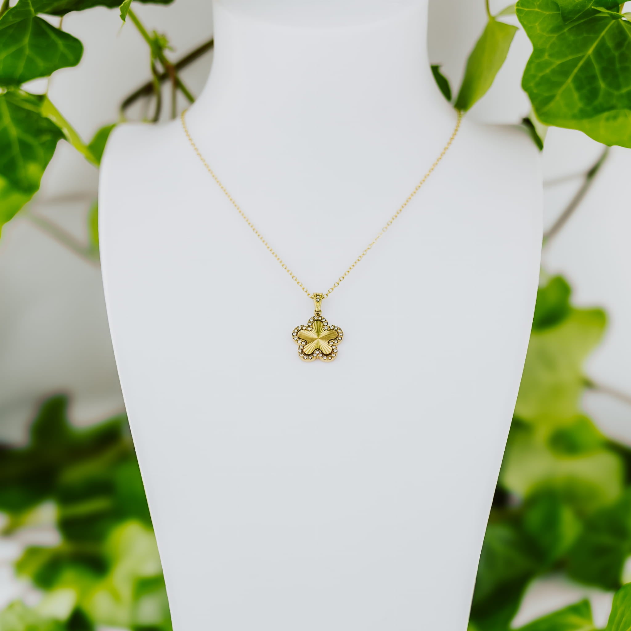 Naszyjnik złota koniczynka