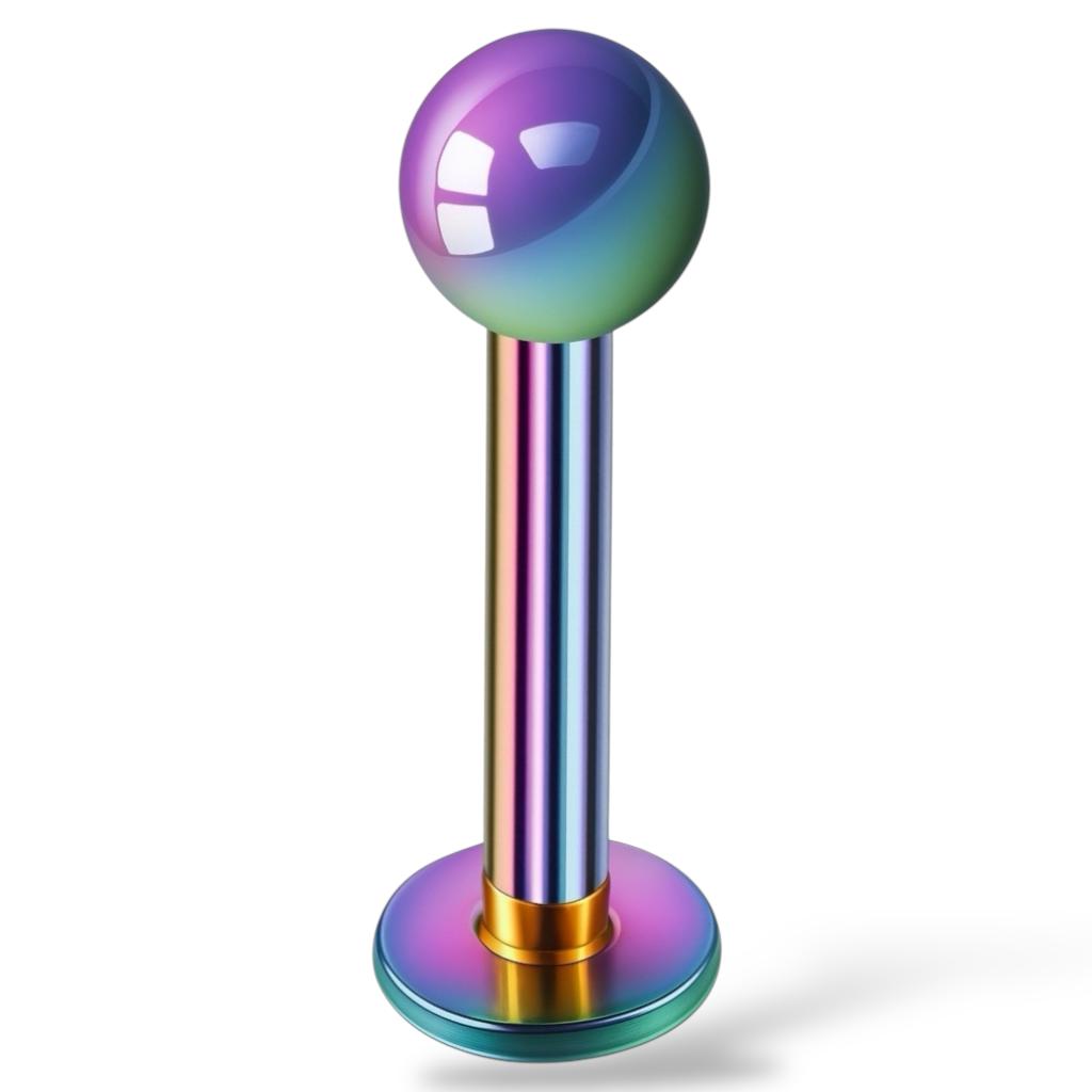 Labret z kulką - Stal Chirurgiczna 316L.